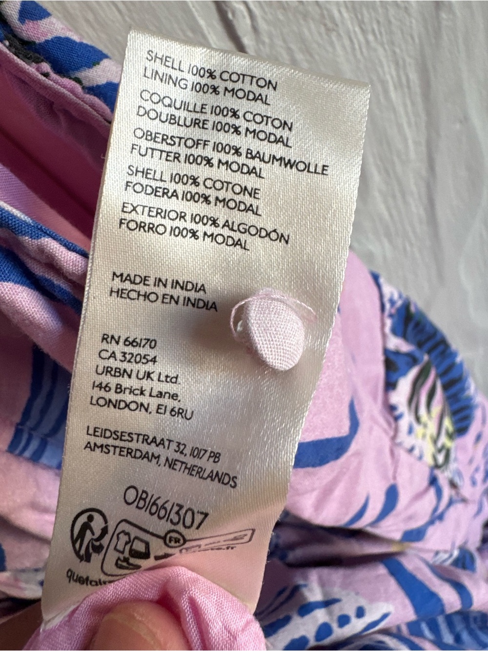 ANTHROPOLOGIE Sarah Gordon Tiered Halter Midi Dress Lilac Floral Sz: 6 - Picture 8 of 15